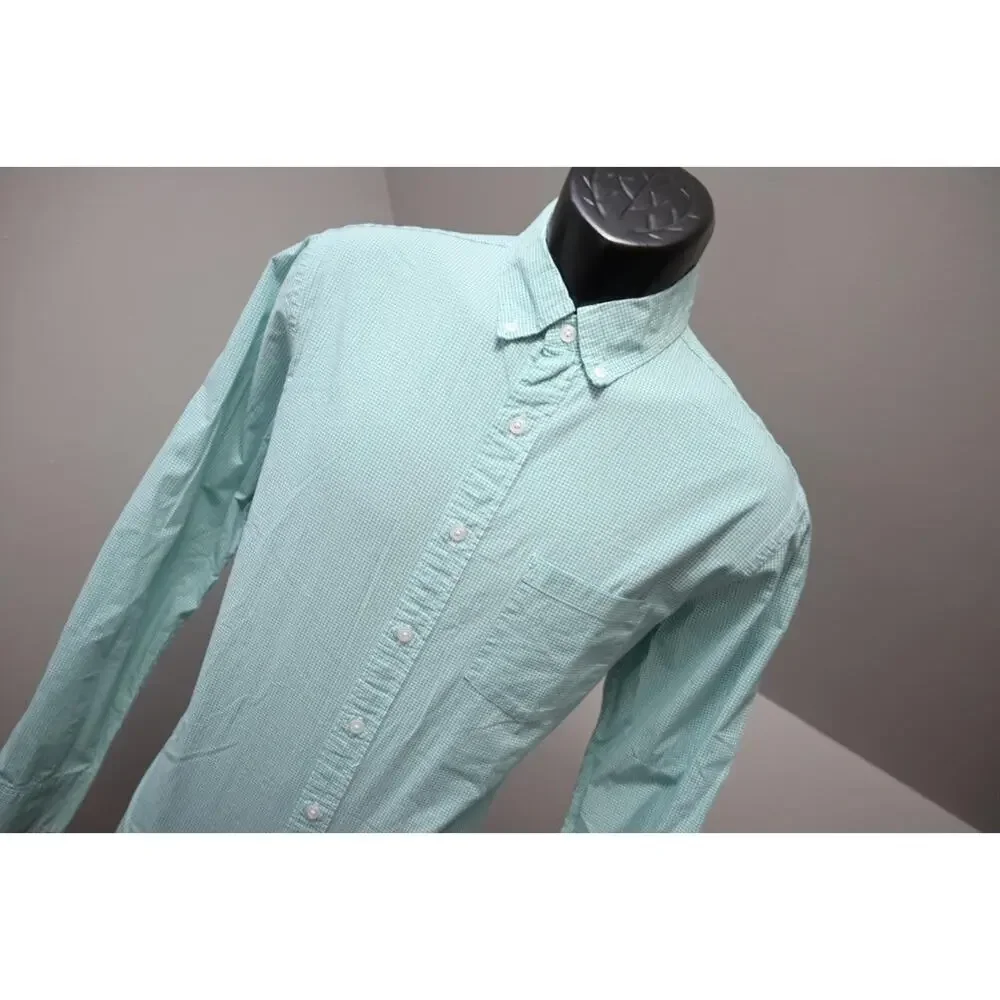 J Crew Slim Fit Flex Button‎ Up Dress Shirt Plaid Long Sleeve Mens Sz Medium